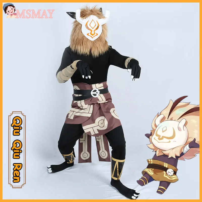 MsMay Game Genshin Impact Qiu Qiu Ren Cosplay Costume Roleplaying Clothes Mask Halloween Comic Con Stage Performance Man Women
MsMay Game Genshin Impact Qiu Qiu Ren Cosplay Costume Roleplaying Clothes Mask Halloween Comic Con Stage Performance Man Women