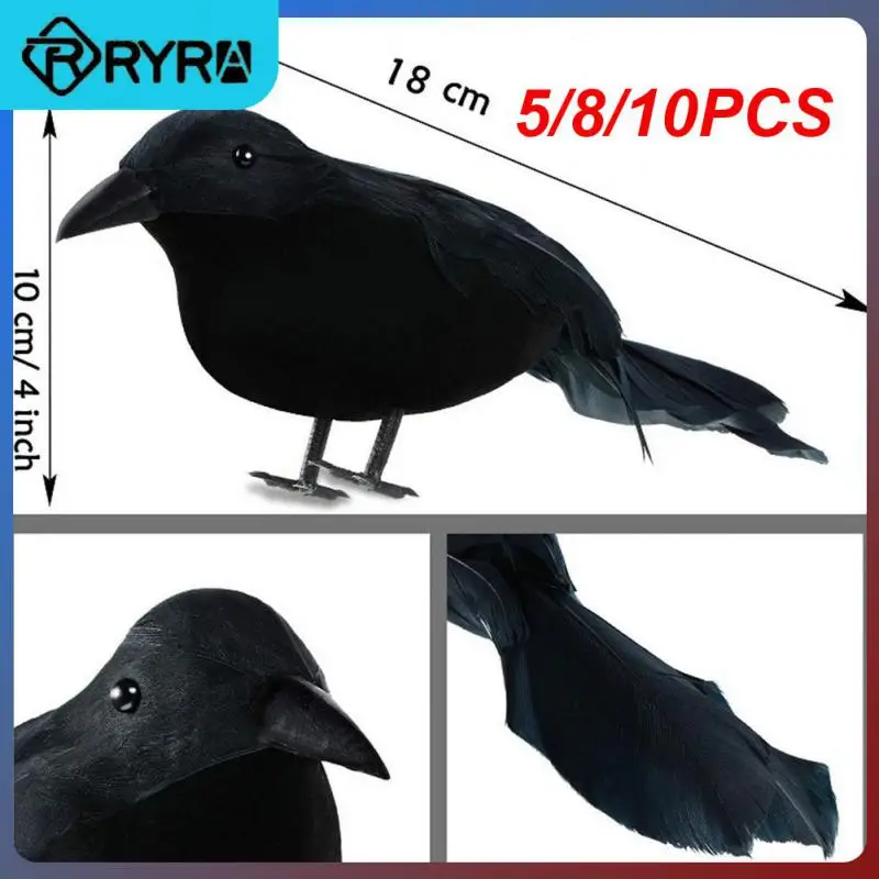 5/8/10PCS Realistic Crow Ornament Decoration Eye-catching Compact Simulation Fake Bird Lightweight Plastic Statue
5/8/10PCS Realistic Crow Ornament Decoration Eye-catching Compact Simulation Fake Bird Lightweight Plastic Statue