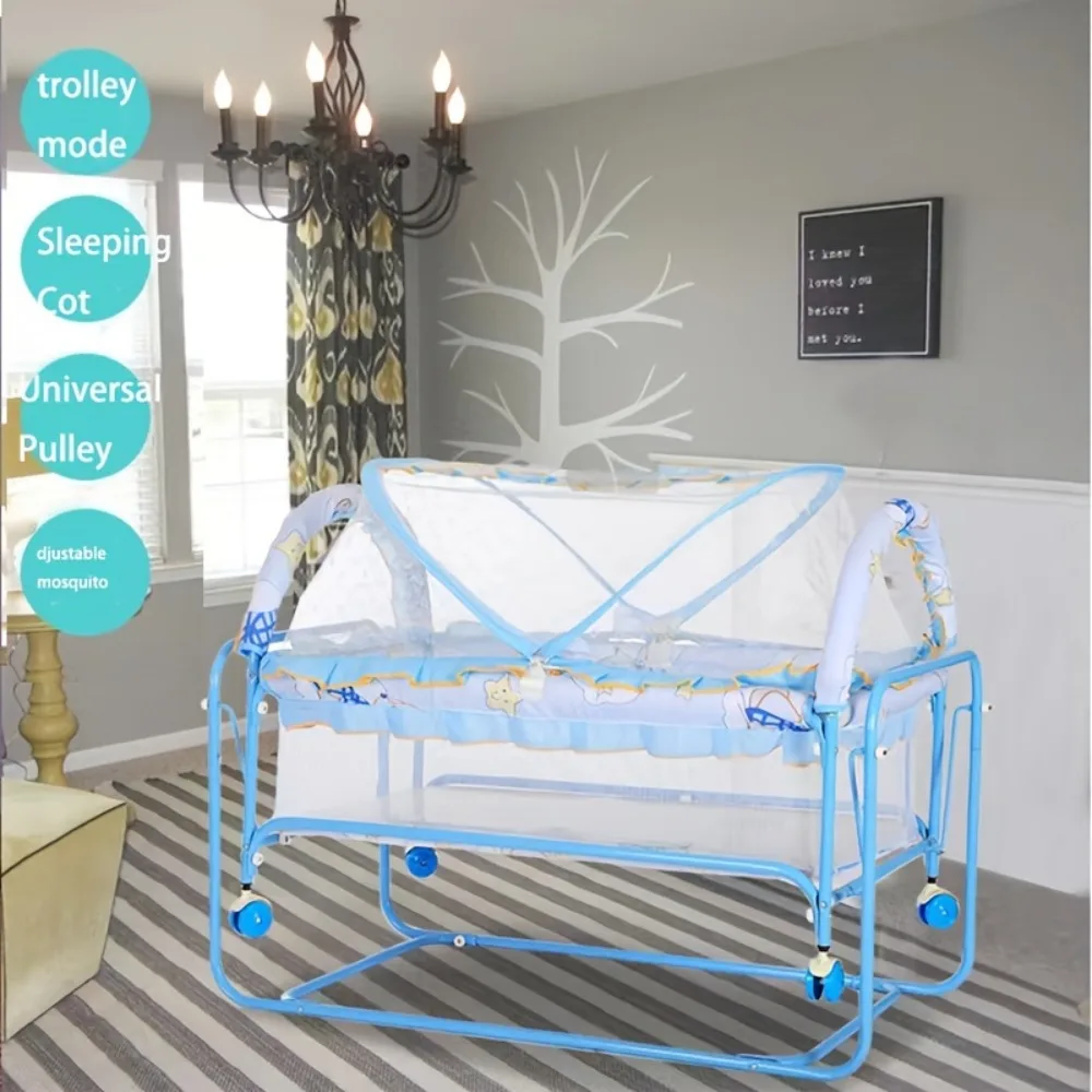 With Mosquito Net, Multifunctional, Can Sleep or Shake Basket, Can Shake or Move Crib Christmas, Halloween
With Mosquito Net, Multifunctional, Can Sleep or Shake Basket, Can Shake or Move Crib Christmas, Halloween