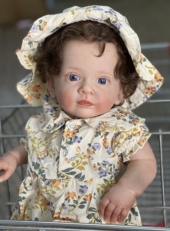 58cm High Quality Already Finished Painted Handmade Doll Reborn Toddler Girl Tutti Freckled Skin Very Detailed 3D Skin
58cm High Quality Already Finished Painted Handmade Doll Reborn Toddler Girl Tutti Freckled Skin Very Detailed 3D Skin