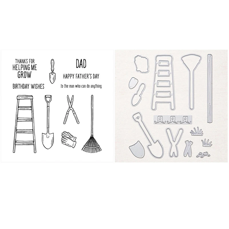 Home & Garden Stamp and Garden Dies Gardening Tools Sentiments Clear Stamp For DIY Embossing Scrapbooking Card Making Crafts 20A
Home & Garden Stamp and Garden Dies Gardening Tools Sentiments Clear Stamp For DIY Embossing Scrapbooking Card Making Crafts 20A