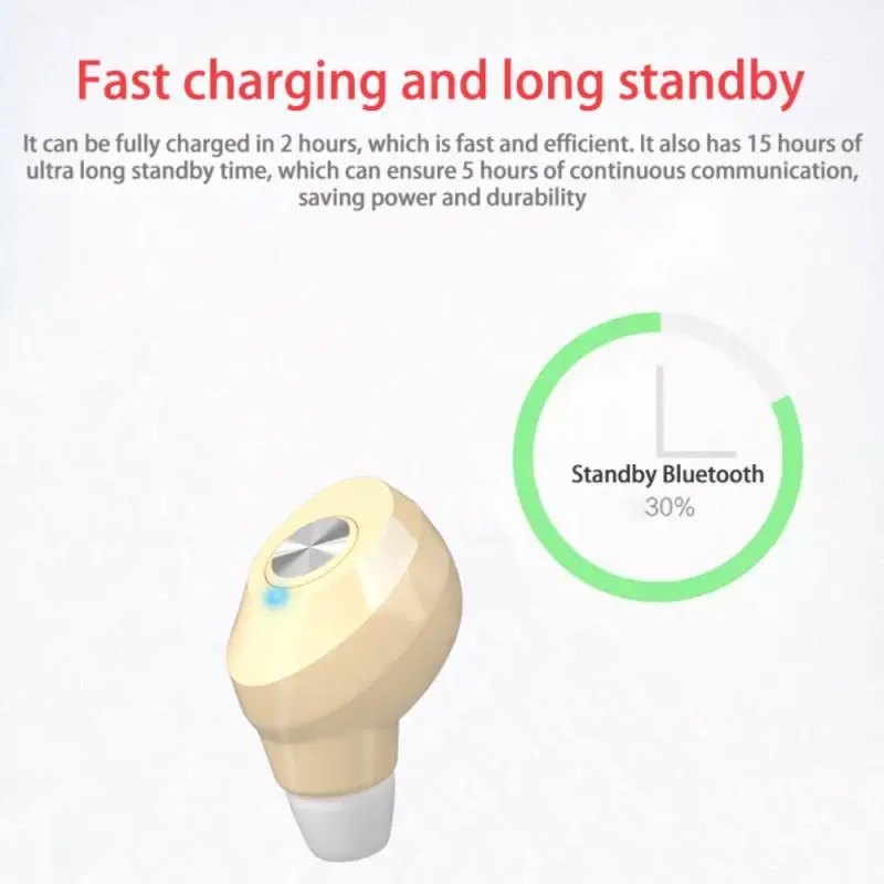 Noise Reduction In Ear Sports Outdoor Monaural Earbuds Earphone Unisex Mini Wireless Bluetooth-compatible Headset For All Phone
Noise Reduction In Ear Sports Outdoor Monaural Earbuds Earphone Unisex Mini Wireless Bluetooth-compatible Headset For All Phone