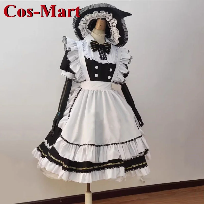 Cos-Mart Game Touhou Project Kirisame Marisa Косплей Костюм Милое элегантное торжественное платье