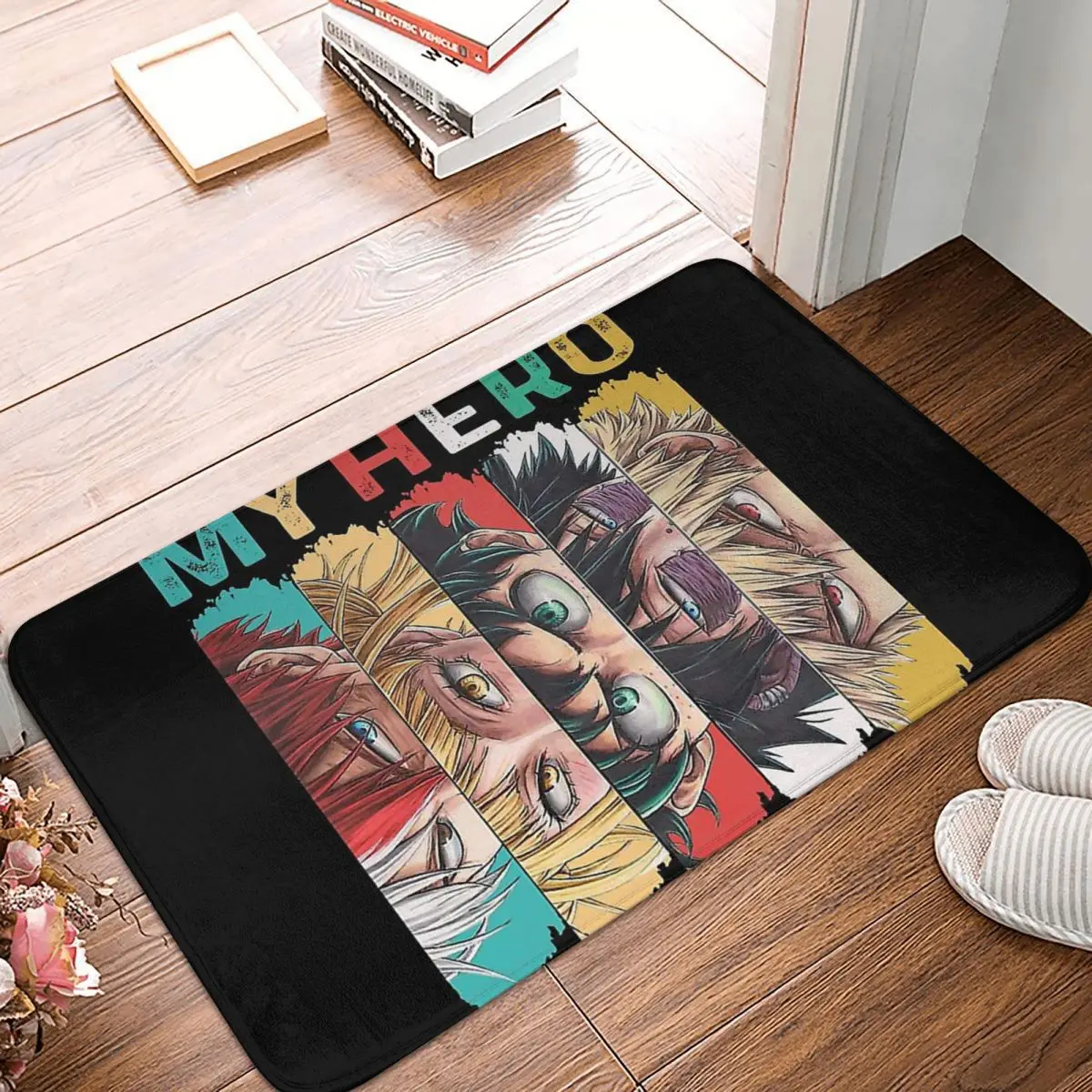 My Hero Academia Adventure Anime Bathroom Mat Vintage Manga Doormat Kitchen Carpet Entrance Door Rug Home Decor
My Hero Academia Adventure Anime Bathroom Mat Vintage Manga Doormat Kitchen Carpet Entrance Door Rug Home Decor