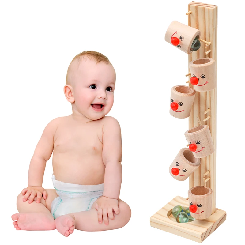 Baby Montessori Clown Pattern Wooden Blocks Tree Marble Ball Run Track Game Children Intelligence Educational Toy Kids Toys Gift
Baby Montessori Clown Pattern Wooden Blocks Tree Marble Ball Run Track Game Children Intelligence Educational Toy Kids Toys Gift