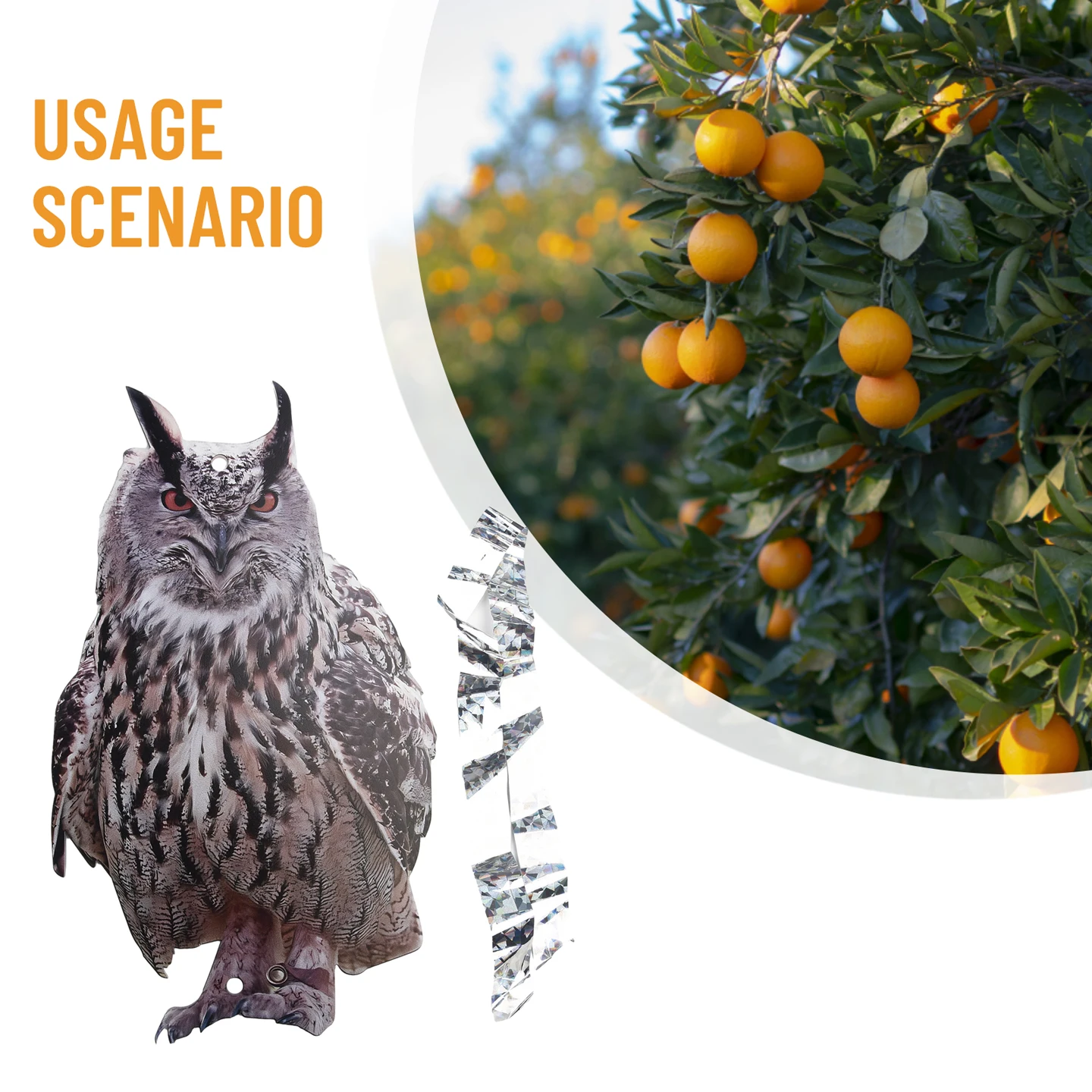 Rainproof Durable High Quality Home Garden Owl Decor Bird Control With Lanyard 1pc Acrylic For Home Garden Decor
Rainproof Durable High Quality Home Garden Owl Decor Bird Control With Lanyard 1pc Acrylic For Home Garden Decor