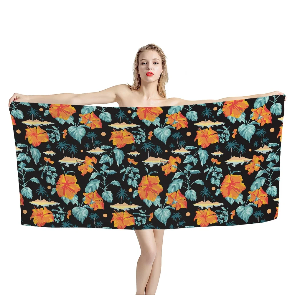 New Fashion Soft Microfiber Beach Bath Towel Hawaiian Flower Swimming Facial Towel Light Big Towel Sport Travel Accessories
New Fashion Soft Microfiber Beach Bath Towel Hawaiian Flower Swimming Facial Towel Light Big Towel Sport Travel Accessories