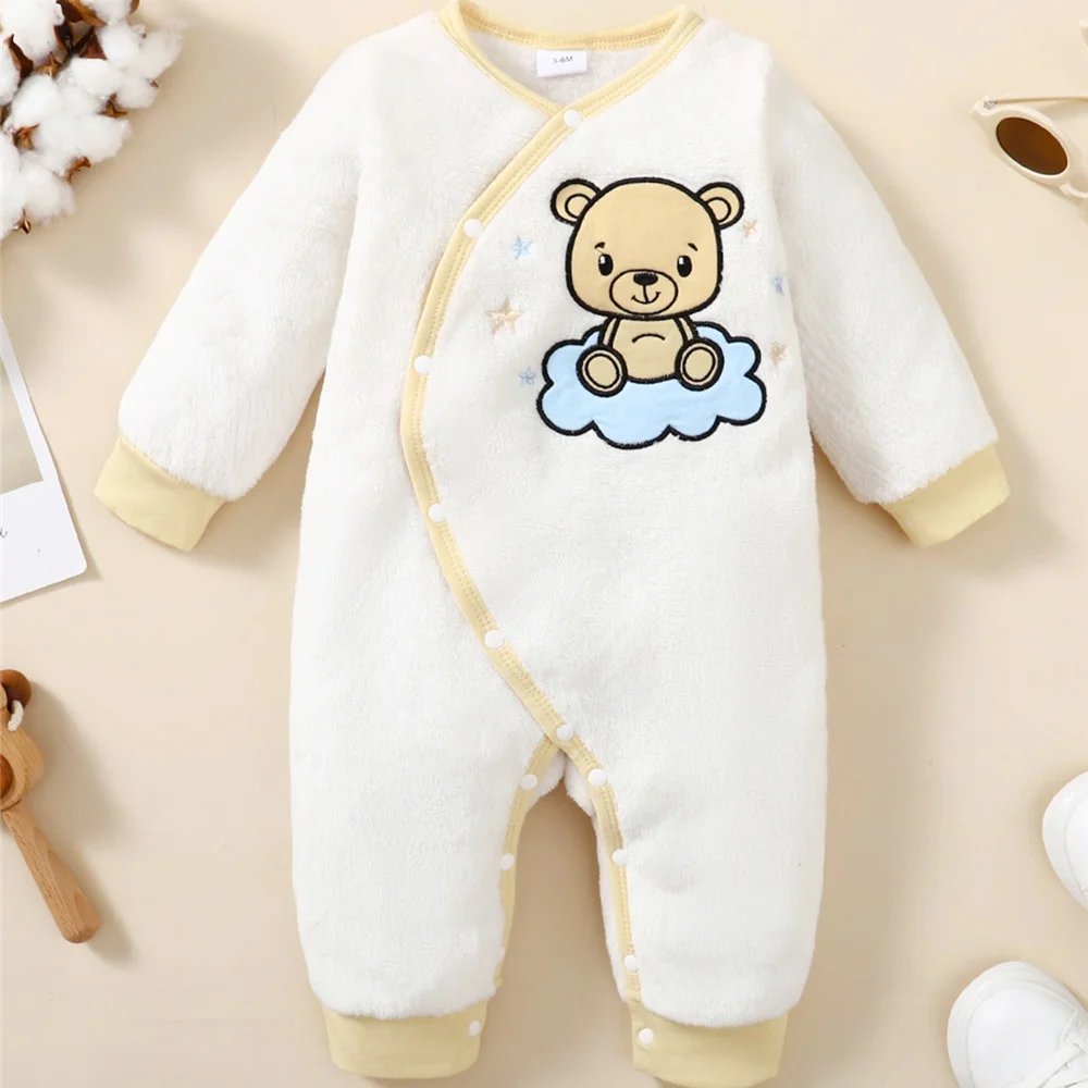 0-12 months Newborn Baby Boy Girl Romper Sleepwear Cute Bear Infant Baby Cotton Winter Bodysuits Baby Clothes Toddler Jumpsuit
0-12 months Newborn Baby Boy Girl Romper Sleepwear Cute Bear Infant Baby Cotton Winter Bodysuits Baby Clothes Toddler Jumpsuit