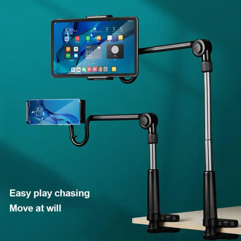

RYRA Universal Lazy Mobile Phone Bracket Stand Holder Flexible Bed Desk Table Clip Bracket Phone Lazy Holder 360° Rotation Arm