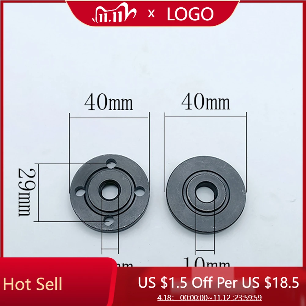 2pcs Thread Replacement Angle Grinder Type 100 Modified Type 125 Inner 10mm Outer Flange Nut Set Electric Angle Grinder Parts
2pcs Thread Replacement Angle Grinder Type 100 Modified Type 125 Inner 10mm Outer Flange Nut Set Electric Angle Grinder Parts