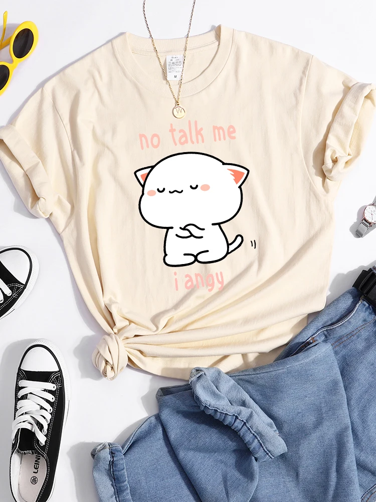 No Talk Me I Angy Arrogant Cat Kawaii T-Shirt Women Fashion O-Neck Crop Top Street Hip Hop Tee Shirts Breathable Casual Tshirts
No Talk Me I Angy Arrogant Cat Kawaii T-Shirt Women Fashion O-Neck Crop Top Street Hip Hop Tee Shirts Breathable Casual Tshirts