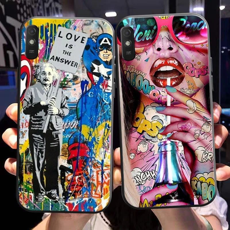 Street Graffiti Oil Painting For Xiaomi Redmi 9A Phone Case For Redmi 9AT Case Soft Carcasa Funda Back Silicone Cover Coque
Street Graffiti Oil Painting For Xiaomi Redmi 9A Phone Case For Redmi 9AT Case Soft Carcasa Funda Back Silicone Cover Coque