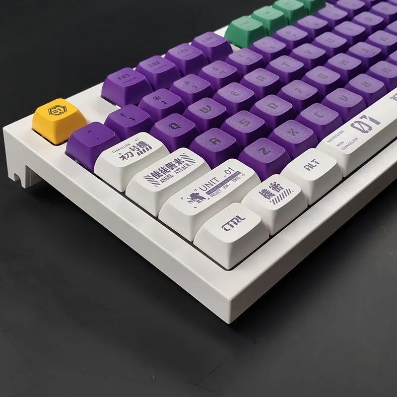 Anime XDA Profile PBT Keycap 134 Keys Set Purple White Mechanical Keyboard Dye-Subbed Teclado PC Gamer EVA Cartoon ISO Enter Key
Anime XDA Profile PBT Keycap 134 Keys Set Purple White Mechanical Keyboard Dye-Subbed Teclado PC Gamer EVA Cartoon ISO Enter Key