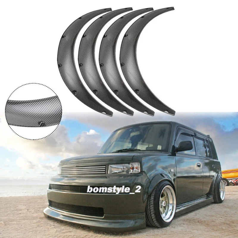 

Carbon Fiber 4.5"; Fender Flares Extra Wide Body Kit Wheel Arches For Scion xB 2004-15