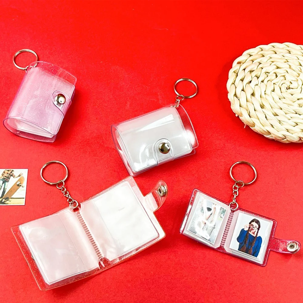 2 Inch Photo Album Kyechain PVC Sequins Name Card Holder 20 Pockets Photo Holder Car Key Chain Mini Album Bag Pendant Keyring
2 Inch Photo Album Kyechain PVC Sequins Name Card Holder 20 Pockets Photo Holder Car Key Chain Mini Album Bag Pendant Keyring