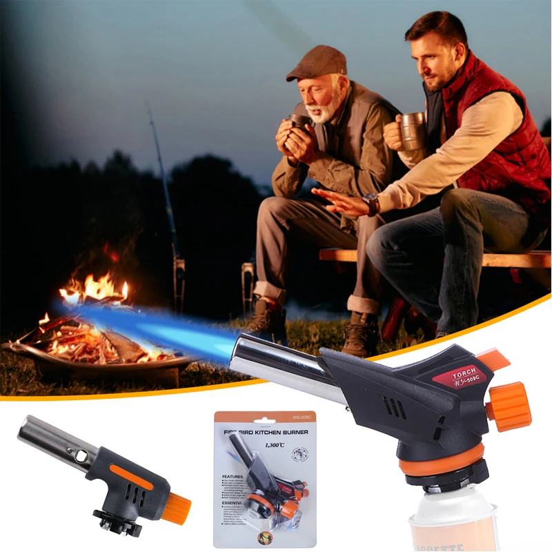 Welding Gas Torch Flame Gun Burner Nozzle Flamethrower Baking Camping Butane Burner Outdoor BBQ Brazing Torch Kitchen Cooking
Welding Gas Torch Flame Gun Burner Nozzle Flamethrower Baking Camping Butane Burner Outdoor BBQ Brazing Torch Kitchen Cooking