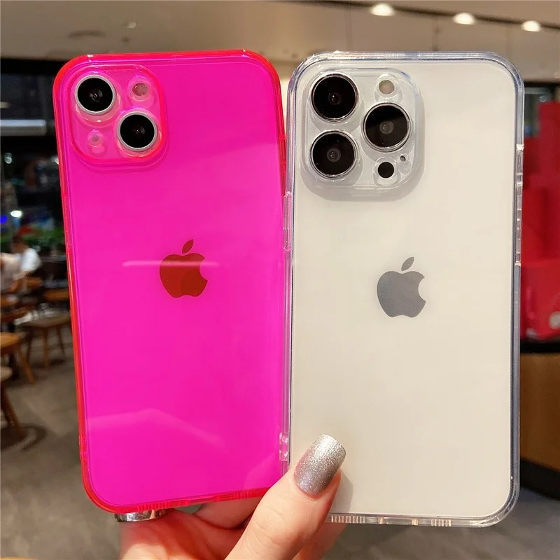 Fluorescent Neon Clear Case For iPhone 13 12 11 Pro Max XS SE 2 XR X 6 6S 7 8 Plus Cute Candy Color Slim Soft Silicone Gel Cover
Fluorescent Neon Clear Case For iPhone 13 12 11 Pro Max XS SE 2 XR X 6 6S 7 8 Plus Cute Candy Color Slim Soft Silicone Gel Cover