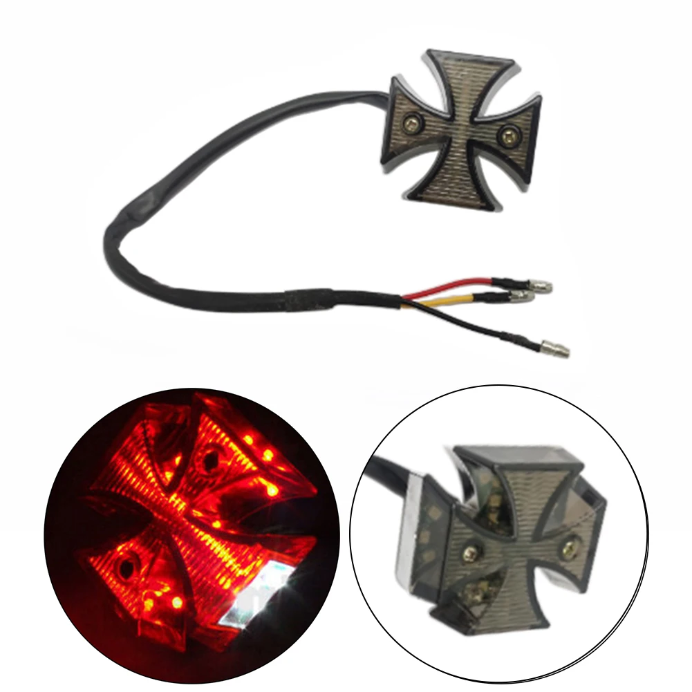 Universal 12V Motorcycle Maltese Cross Taillight LED Rear License Plate Tail Light For Most Dual Sport Bikes Motorcycles
Universal 12V Motorcycle Maltese Cross Taillight LED Rear License Plate Tail Light For Most Dual Sport Bikes Motorcycles