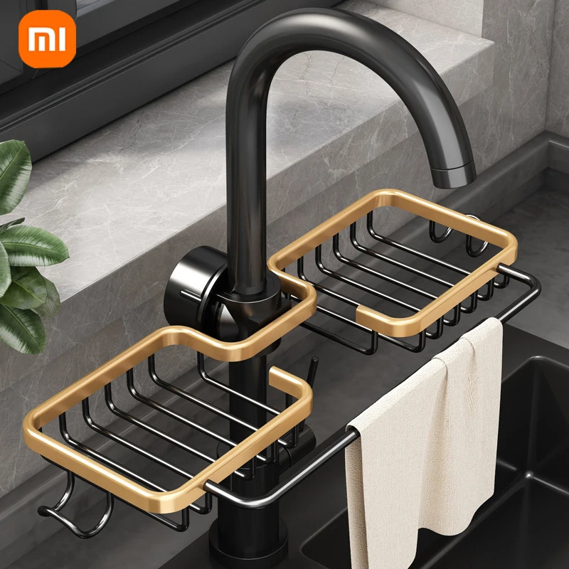 Kitchen Faucet Storage Rack Adjustable Multi-functional Alloy Solid Light Luxury Simple Soap Drain Rack Kitchen Storage Tool
Kitchen Faucet Storage Rack Adjustable Multi-functional Alloy Solid Light Luxury Simple Soap Drain Rack Kitchen Storage Tool