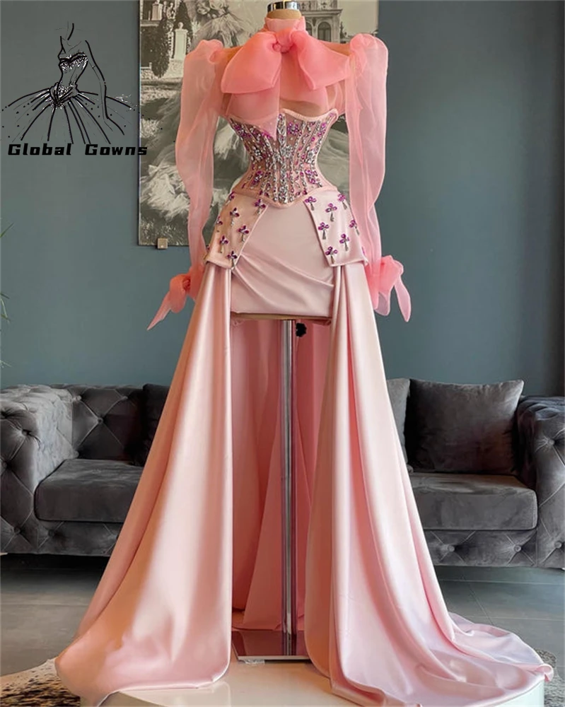High Neck Evening Dress Beaded Crystal Birthday Party Gown African Bow Nigeria Vestidos De Fiesta De Noche Largos
High Neck Evening Dress Beaded Crystal Birthday Party Gown African Bow Nigeria Vestidos De Fiesta De Noche Largos