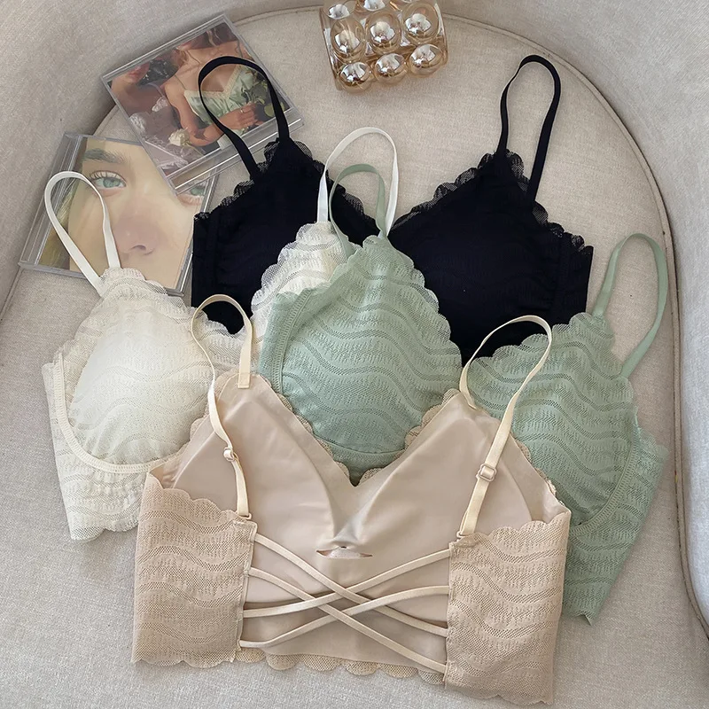 Simple and Comfortable Ice Silk Thin Wrapped Chest Anti Smear Beautiful Back Bra Strap Bra Tank Top Women's Underwear Cotton
Simple and Comfortable Ice Silk Thin Wrapped Chest Anti Smear Beautiful Back Bra Strap Bra Tank Top Women's Underwear Cotton