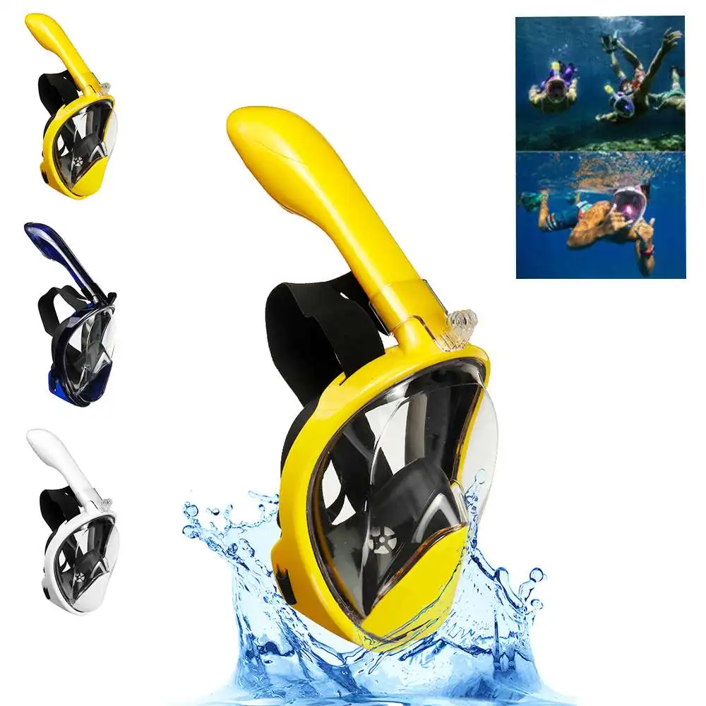 Swimming Goggles Scuba Diving Mask Anti Fog For Snorkel Panoramic Diving Mask All-Dry Face With Gopros Mount Underwater Fishing
Swimming Goggles Scuba Diving Mask Anti Fog For Snorkel Panoramic Diving Mask All-Dry Face With Gopros Mount Underwater Fishing