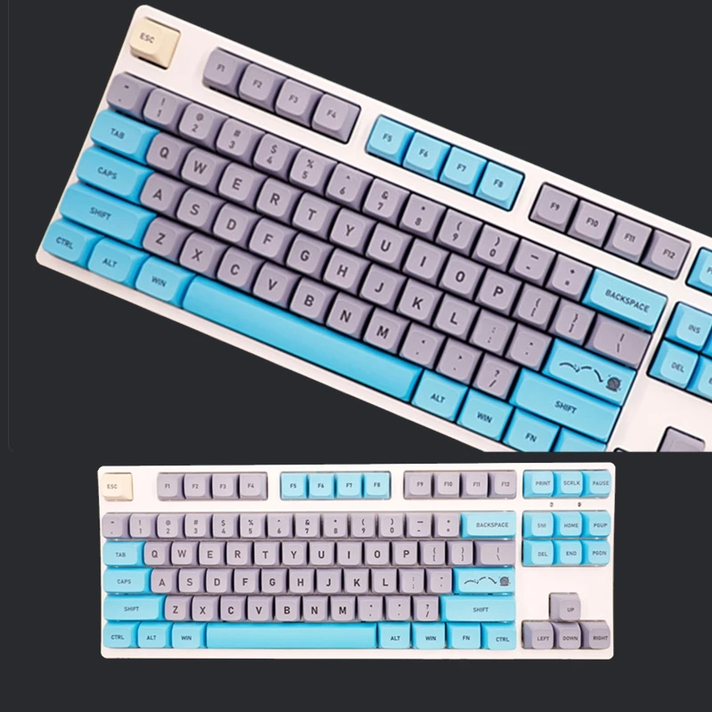 Колпачки для клавиш PBT с 133 кнопками, сублимационная печать, XDA, механическая клавиатура, колпачок для клавиш для переключателей cherry MX, модная Синяя тема
Колпачки для клавиш PBT с 133 кнопками, сублимационная печать, XDA, механическая клавиатура, колпачок для клавиш для переключателей cherry MX, модная Синяя тема