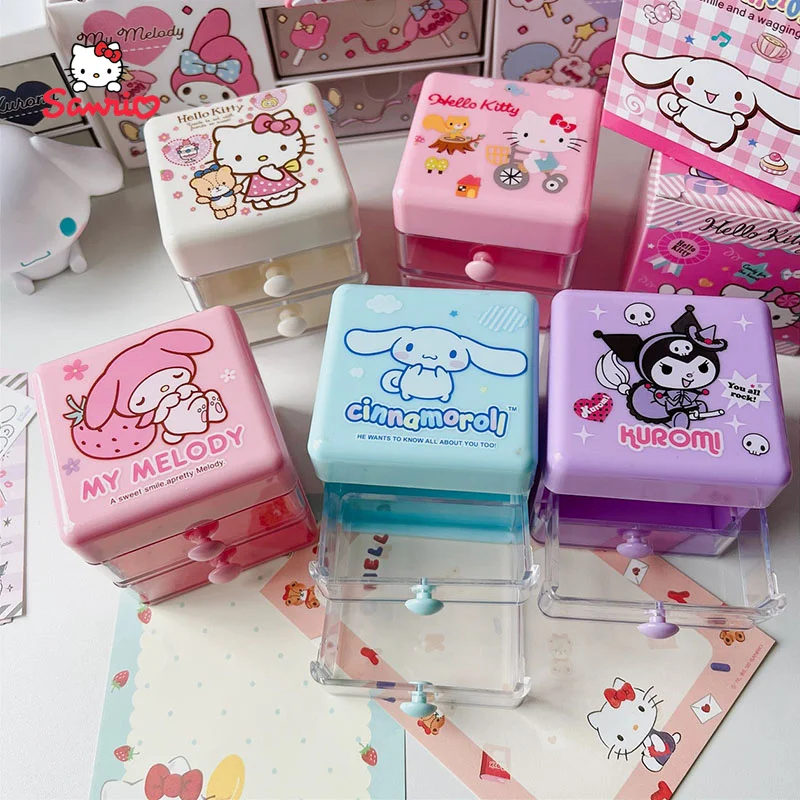 Kawaii Sanrio Hello Kitty Cinnamoroll Kuromi Anime Stationery Accessories Storage Box Multifunction Exquisite Daily Necessities
Kawaii Sanrio Hello Kitty Cinnamoroll Kuromi Anime Stationery Accessories Storage Box Multifunction Exquisite Daily Necessities