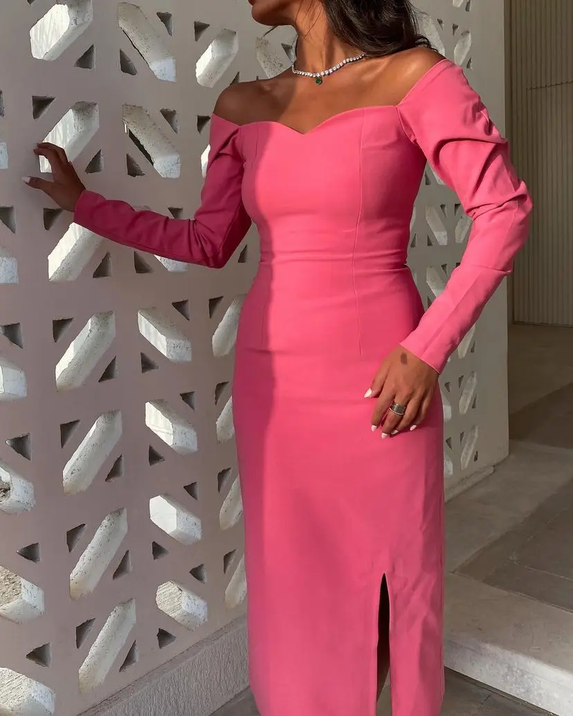 Elegant Mermaid Long Sleeves Prom Dresses Sweetheart Pleated Ankle Length vestidos de novia Party Dresses
Elegant Mermaid Long Sleeves Prom Dresses Sweetheart Pleated Ankle Length vestidos de novia Party Dresses