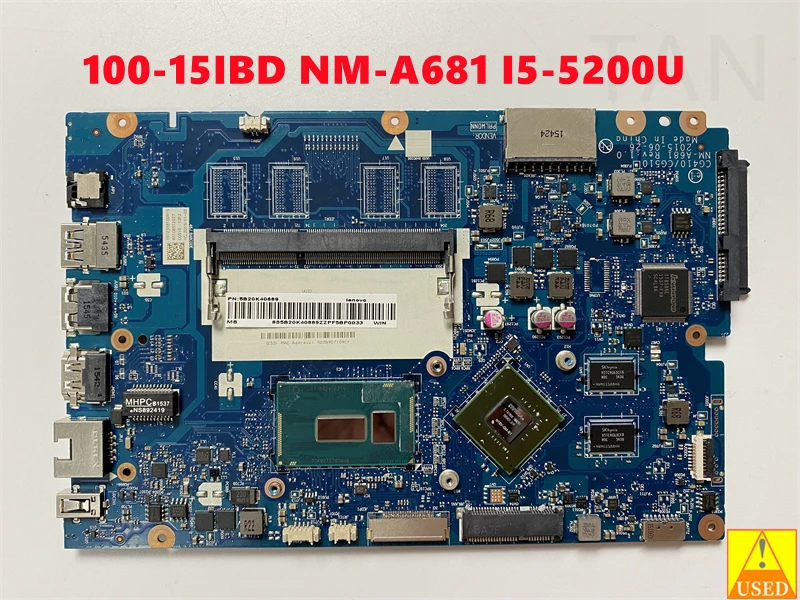 Б/у материнская плата для ноутбука lenovo 100-15IBD со стандартным центральным процессором, полностью протестирована, работает идеально
Б/у материнская плата для ноутбука lenovo 100-15IBD со стандартным центральным процессором, полностью протестирована, работает идеально