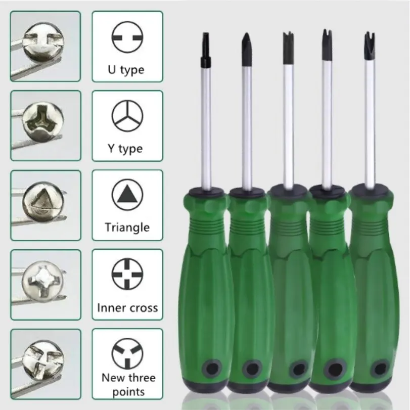 

Special-shaped Screwdriver Special Screwdrivers With Magnetic Hand tools U-type/Y-type/internal Cross/new Three-point Screwdrive