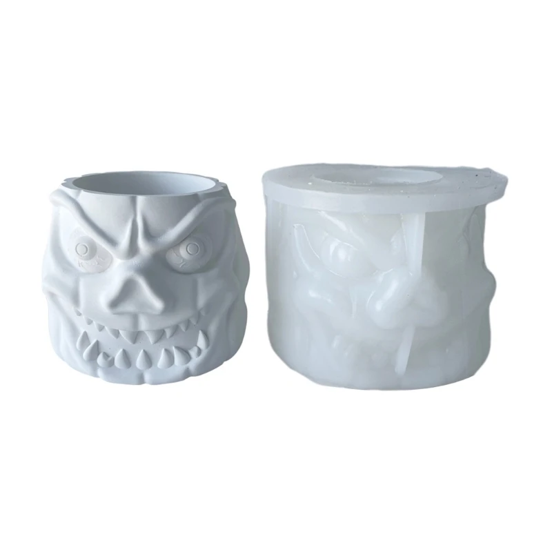Flower Pot Silicone Mold Succulent Planter Concrete Mold Devils Face Concrete Cement Mold for DIY Pen Holder,Home Decor
Flower Pot Silicone Mold Succulent Planter Concrete Mold Devils Face Concrete Cement Mold for DIY Pen Holder,Home Decor