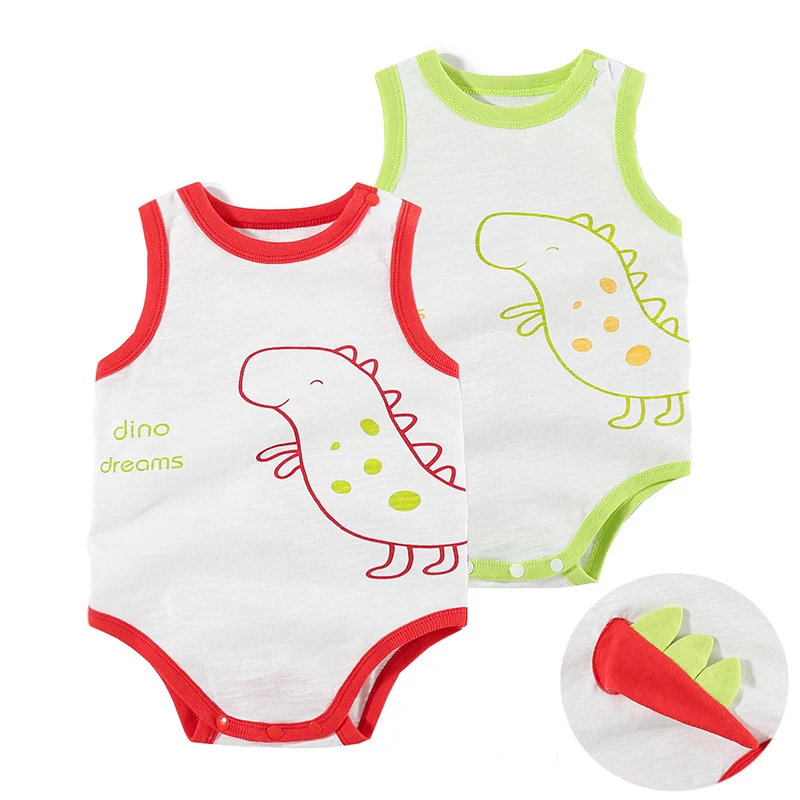 2022 Summer Newborn Boy Baby Sleeveless Bodysuit 100% Cotton Comfortable Cartoon Printed Pattern Infant Girl Clothes 0-24 Months
2022 Summer Newborn Boy Baby Sleeveless Bodysuit 100% Cotton Comfortable Cartoon Printed Pattern Infant Girl Clothes 0-24 Months