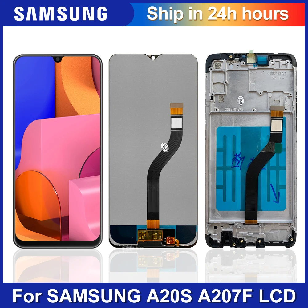 Оригинальный ЖК-дисплей 6,5 дюйма для Samsung Galaxy A20s A207 SM-A207F, ЖК-дисплей с сенсорным дигитайзером в сборе, сменный экран для Samsung A20s
Оригинальный ЖК-дисплей 6,5 дюйма для Samsung Galaxy A20s A207 SM-A207F, ЖК-дисплей с сенсорным дигитайзером в сборе, сменный экран для Samsung A20s