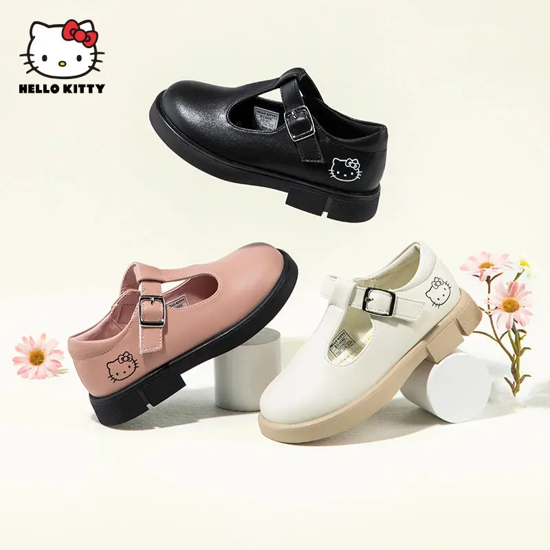 Kawaii Sanrio Hello Kitty Children's Leather Shoes Cute Princess Style Single Shoes Spring Autumn New Girls Retro Allmatch Shoes
Kawaii Sanrio Hello Kitty Children's Leather Shoes Cute Princess Style Single Shoes Spring Autumn New Girls Retro Allmatch Shoes