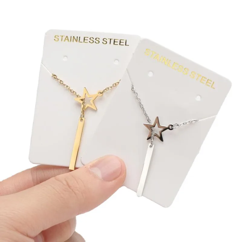 Popular Jewelry Star Moon Bird Heart Stainless Steel Necklace For Women Never Fade Fashion Chain Choker Birthday Gift Wholesale
Popular Jewelry Star Moon Bird Heart Stainless Steel Necklace For Women Never Fade Fashion Chain Choker Birthday Gift Wholesale