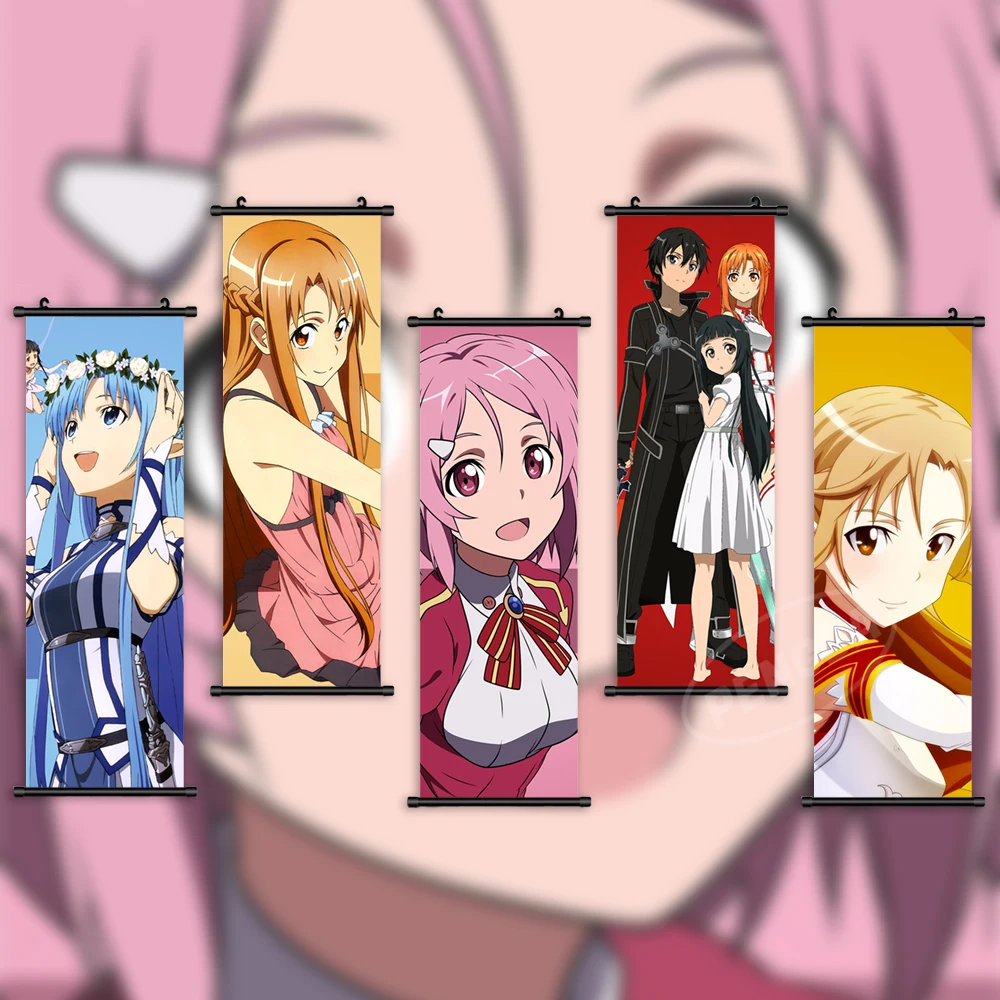 Canvas Print Yuuki Asuna Picture Wall Sword Art Online Painting Hanging Scrolls Kirigaya Kazuto Poster Shinozaki Rika Home Decor 
Canvas Print Yuuki Asuna Picture Wall Sword Art Online Painting Hanging Scrolls Kirigaya Kazuto Poster Shinozaki Rika Home Decor