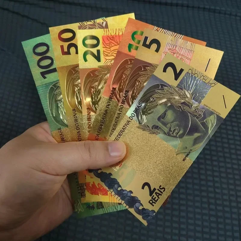 Пластиковые поддельные бразильские банкноты 2,5,10,50,100 REAIS
Пластиковые поддельные бразильские банкноты 2,5,10,50,100 REAIS