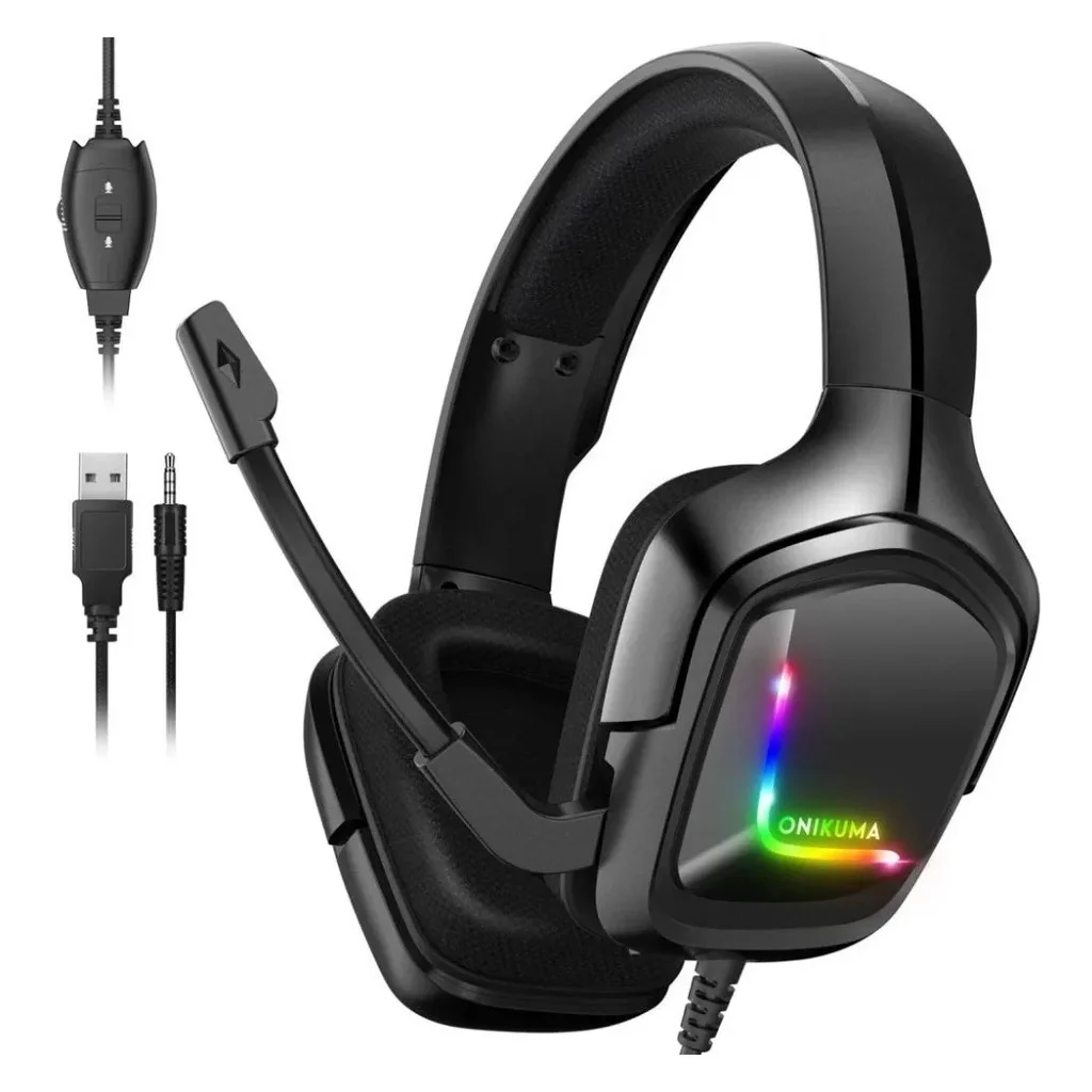 ONIKUMA-K20 Gaming Headset Noise Cancellation Headphone With Microphone For Mobile Phone Laptop PS4 PS5 PC XBOX Headphone
ONIKUMA-K20 Gaming Headset Noise Cancellation Headphone With Microphone For Mobile Phone Laptop PS4 PS5 PC XBOX Headphone
