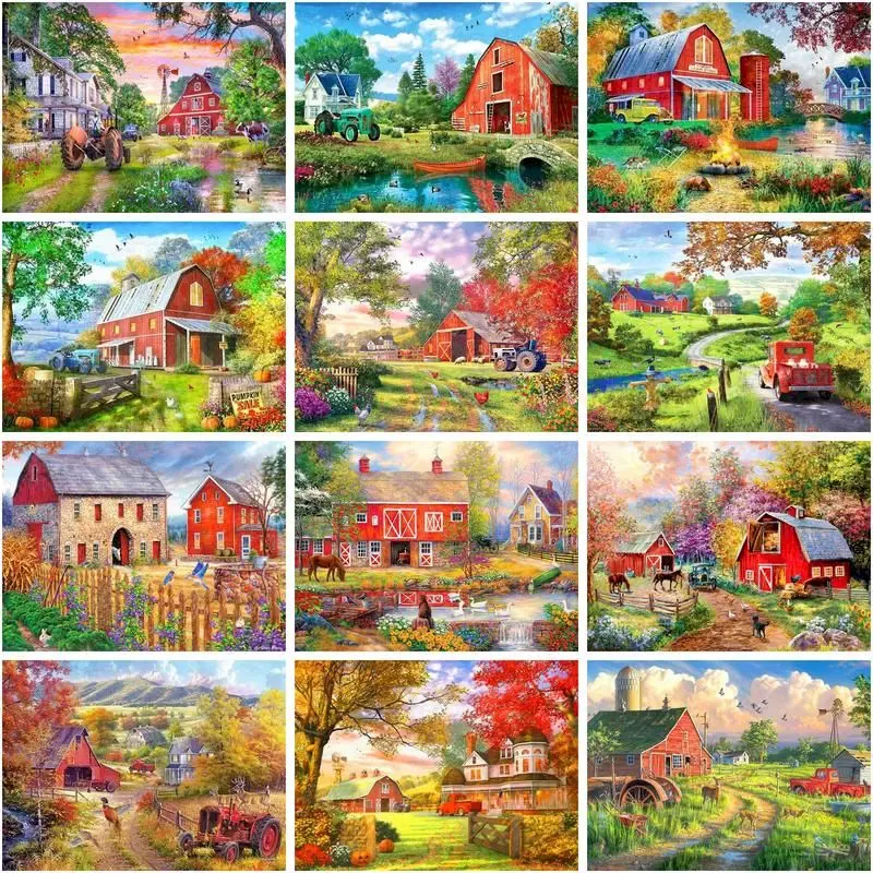 DIY Digital Oil Painting Forest House Scenery Drawing Handpainted Art Wall Living Room Decor Nursery Home Decor Kill Time Gift
DIY Digital Oil Painting Forest House Scenery Drawing Handpainted Art Wall Living Room Decor Nursery Home Decor Kill Time Gift