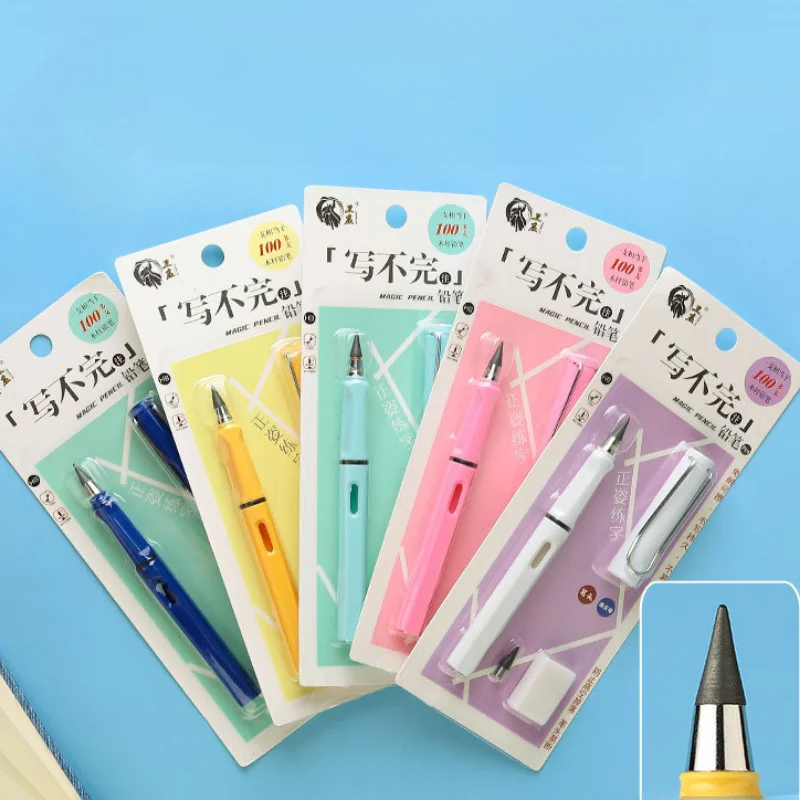 Kids Unlimited Eternal New Pencil No Ink Write HB Pencil for Writing Art Sketch Painting Drawing Pencil Set Kawaii Stationery
Kids Unlimited Eternal New Pencil No Ink Write HB Pencil for Writing Art Sketch Painting Drawing Pencil Set Kawaii Stationery