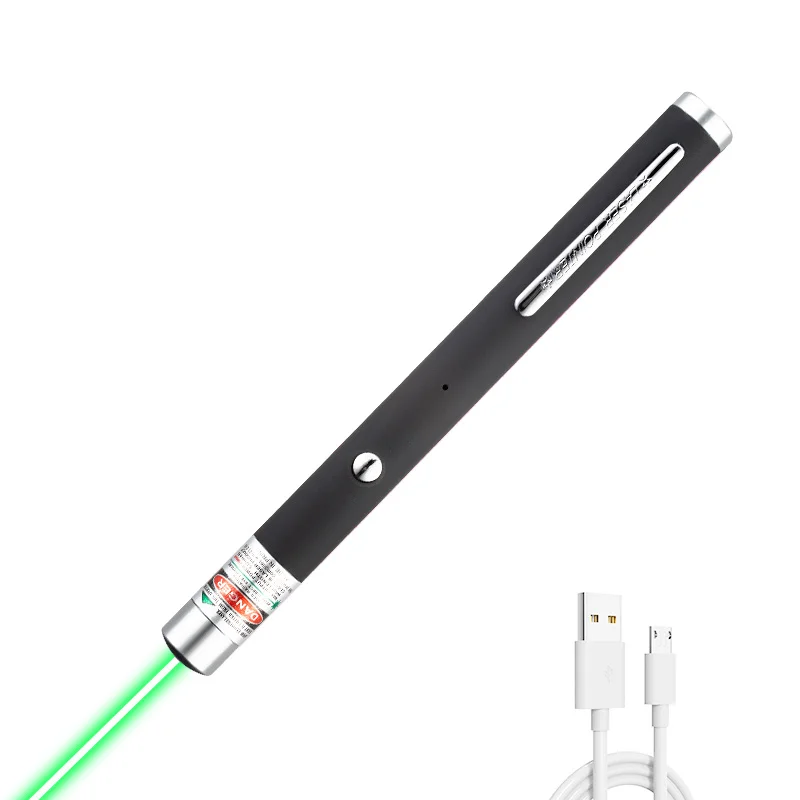 High Power Green Laser Pointer USB Charging 5 MW Portable Mini Green Dot Laser Pointer Cat Toy Conference Pointer Hunting Lazer
High Power Green Laser Pointer USB Charging 5 MW Portable Mini Green Dot Laser Pointer Cat Toy Conference Pointer Hunting Lazer