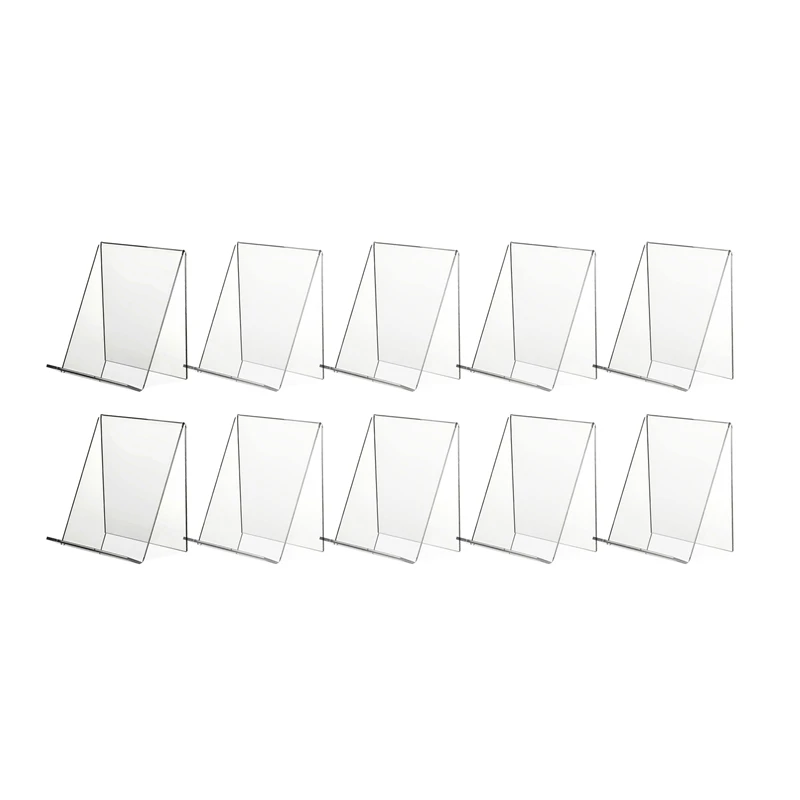 JFBL Hot 12 Pack Acrylic Book Stand,Clear Acrylic Display Stand, Clear Holder For Displaying Pictures,Jewelry,Watch Display Stan
JFBL Hot 12 Pack Acrylic Book Stand,Clear Acrylic Display Stand, Clear Holder For Displaying Pictures,Jewelry,Watch Display Stan