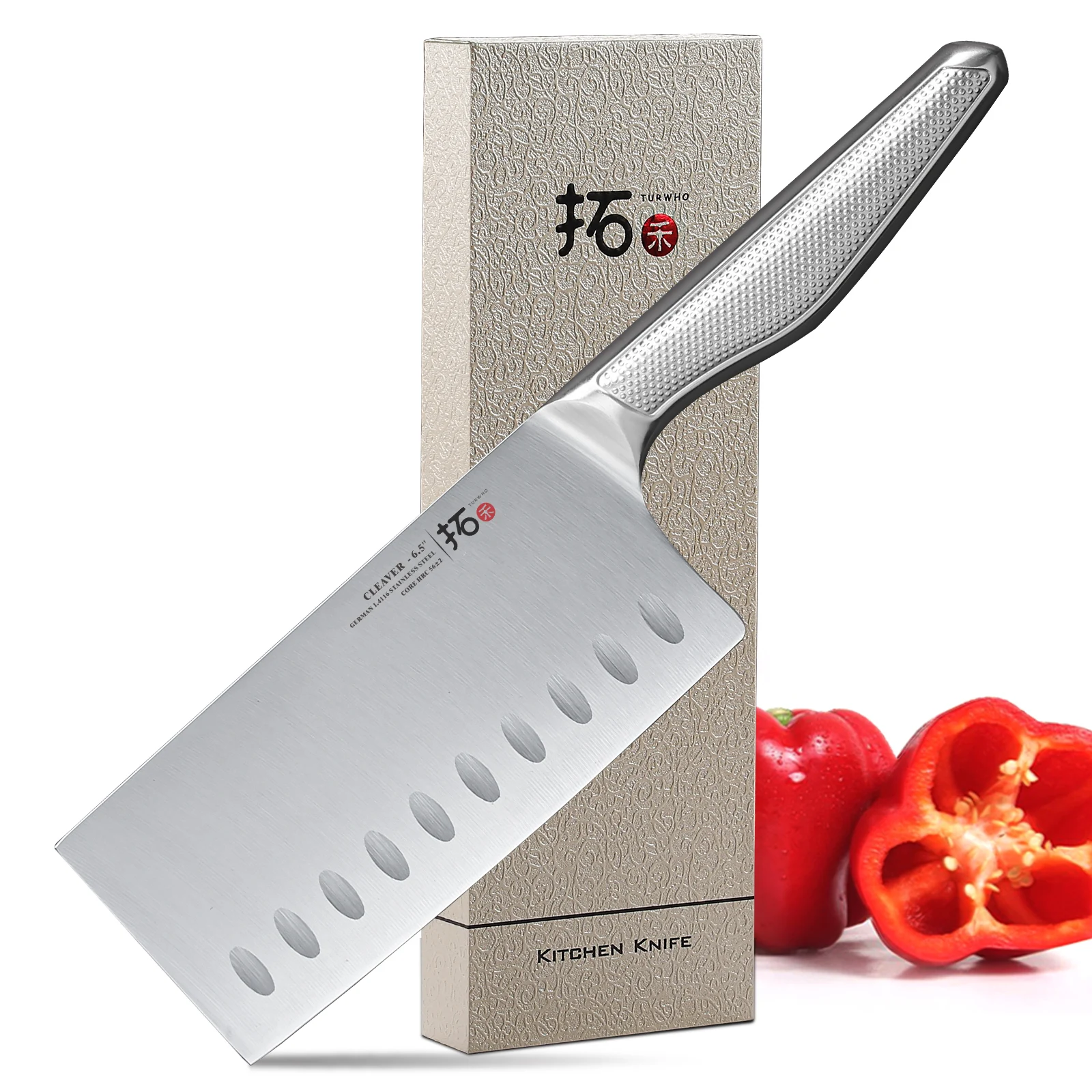 Stainless Steel Kitchen Chef Knife, Nariki Knife, Germany DIN1.4116, Sharp Cutlery, Vegetable Meat Cutting, Cooking Tools, 6.5"
Stainless Steel Kitchen Chef Knife, Nariki Knife, Germany DIN1.4116, Sharp Cutlery, Vegetable Meat Cutting, Cooking Tools, 6.5"