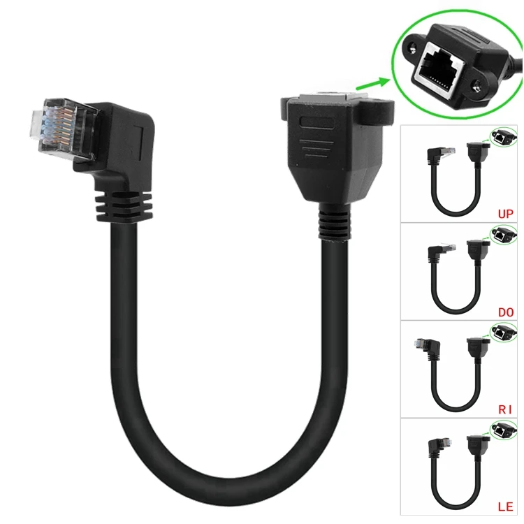 Сетевой кабель Ethernet CAT 6 UTP угловой (90 градусов) разъем RJ45 для подключения ноутбука