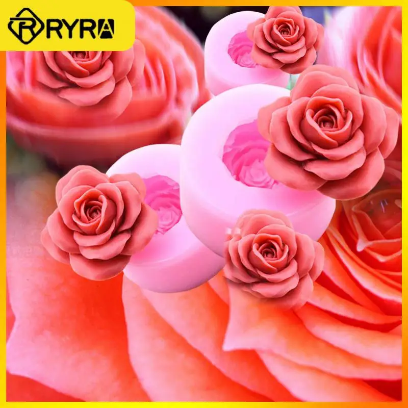 Silicone Rose Flower Silicone Mold For Fondant Muffin Reusable Kitchen Accessories 3d 3d Rose Flower Cakes Decorations And Tools 
Silicone Rose Flower Silicone Mold For Fondant Muffin Reusable Kitchen Accessories 3d 3d Rose Flower Cakes Decorations And Tools