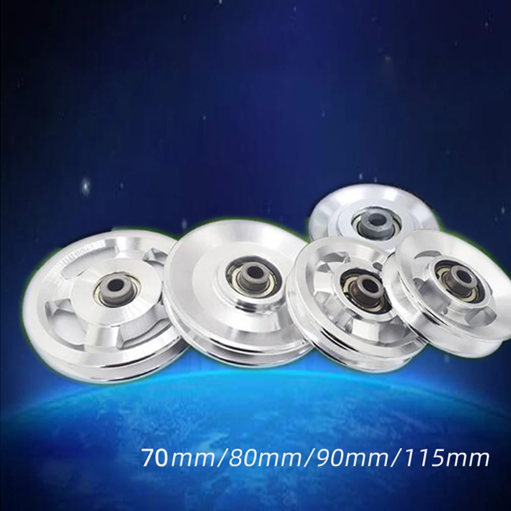 70-115mm Fitness Equipment Bearing Pulley Wheel Pulley Wheel Cable Gym Fitness Equipment Aluminum Alloy Accessories 10.5mm
70-115mm Fitness Equipment Bearing Pulley Wheel Pulley Wheel Cable Gym Fitness Equipment Aluminum Alloy Accessories 10.5mm
