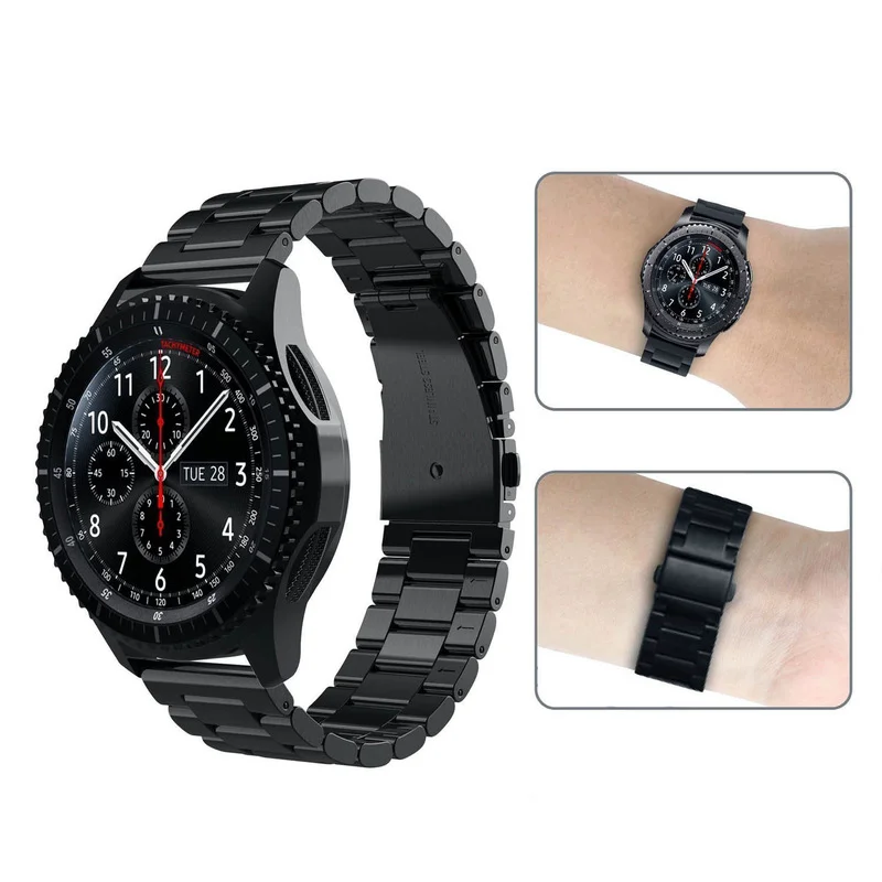 14/16/18mm 22mm 20mm 24mm Stainless Steel Strap for Samsung Watch 3 Active Band for Huawei GT2 Pro 42mm 46 Bracelet Accessories
14/16/18mm 22mm 20mm 24mm Stainless Steel Strap for Samsung Watch 3 Active Band for Huawei GT2 Pro 42mm 46 Bracelet Accessories