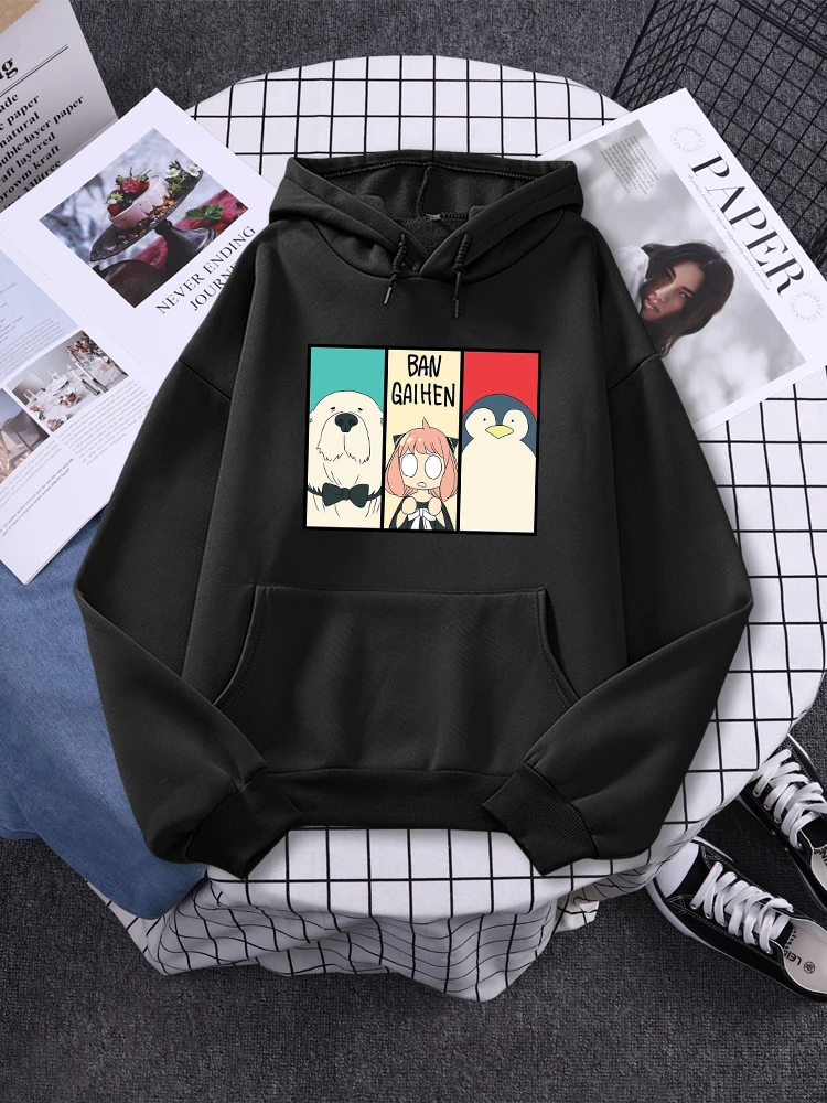 Ban Gaihen Spy X Family Art Anya Prints Women's Pullover Creativity Cute Anime Clothes Comfortable Casual Tops Woman Sweatshirts
Ban Gaihen Spy X Family Art Anya Prints Women's Pullover Creativity Cute Anime Clothes Comfortable Casual Tops Woman Sweatshirts
