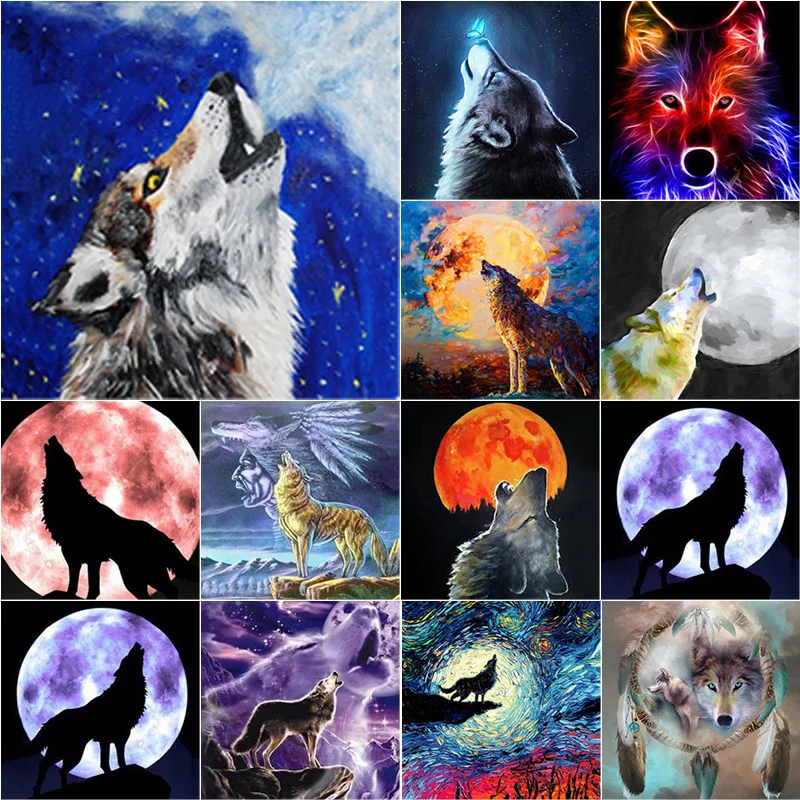 50X70CM New 5D DIY Diamond Painting Wolf Diamond Embroidery Animal Cross Stitch Full Round Drill Manual Art Home Decor Gift
50X70CM New 5D DIY Diamond Painting Wolf Diamond Embroidery Animal Cross Stitch Full Round Drill Manual Art Home Decor Gift